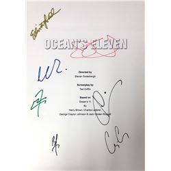 Autograph Signed Ocean Eleven Script Cover