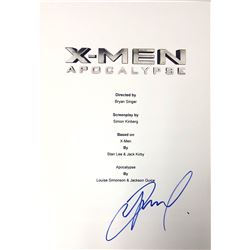 Autograph Signed Xmen Apocalypse Script Cover