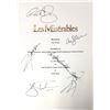 Image 1 : Autograph Signed Les Miserables Script Cover