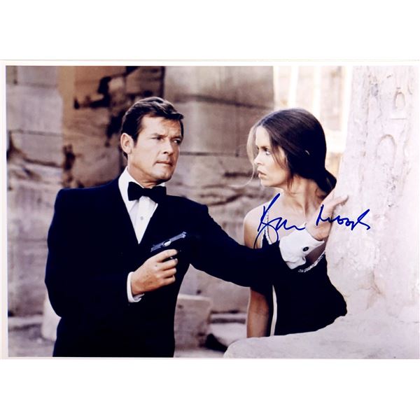 Roger Moore Autograph Signed James Bond 007 Photo
