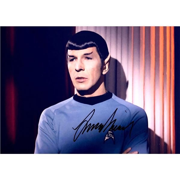 Leonard Nimoy Autograph Signed Star Trek Photo