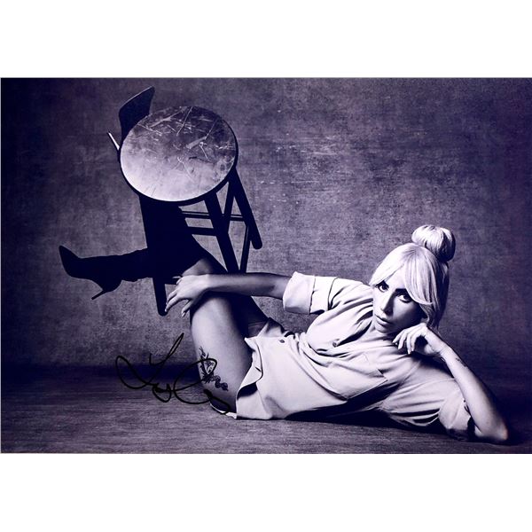 Lady Gaga Autograph Signed Photo