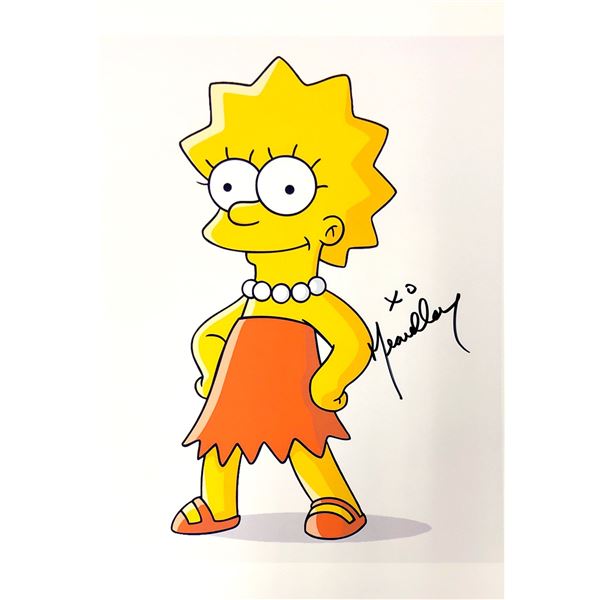 Yeardley Smith Autograph Signed The Simpsons Photo