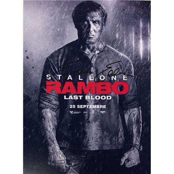 Sylvester Stallone Autograph Signed Rambo Photo