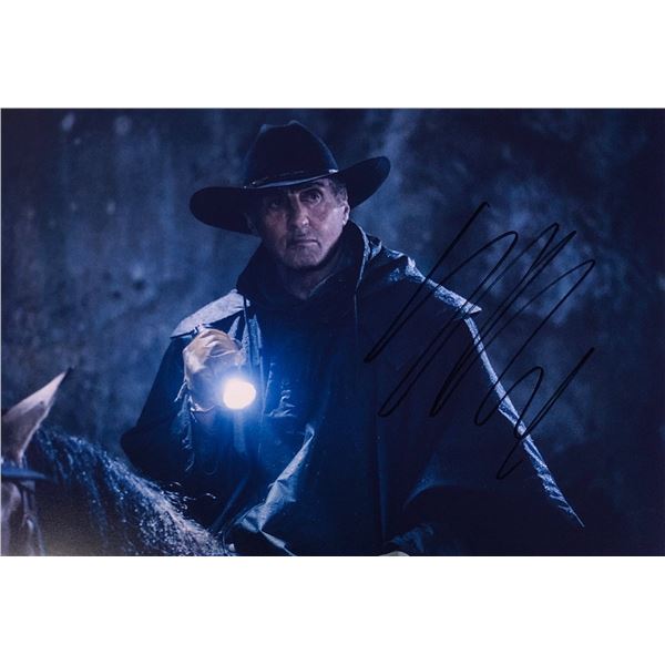 Sylvester Stallone Autograph Signed Rambo Photo