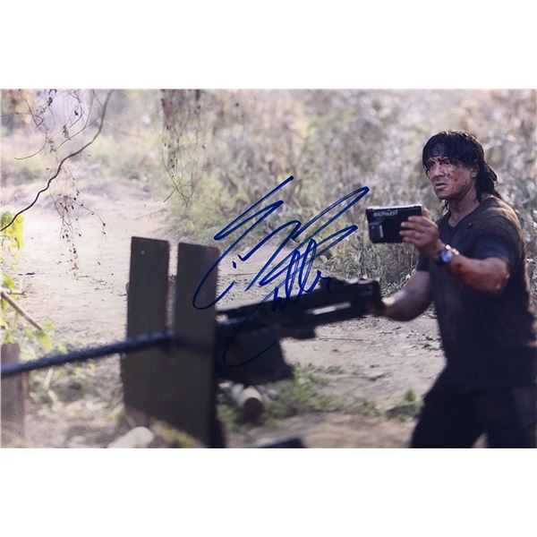 Sylvester Stallone Autograph Signed Rambo Photo