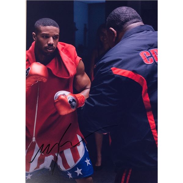 Michael B Jordan Autograph Signed Creed Photo