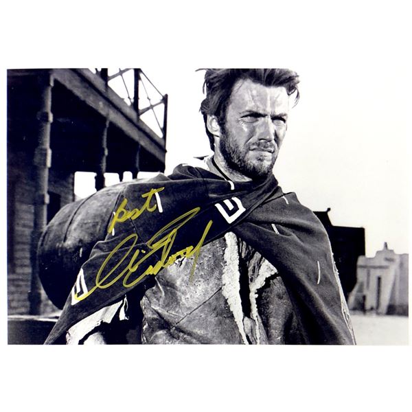 Clint Eastwood Autograph Signed Photo