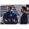 Image 1 : Avengers Photo Chris Evans Robert Downey Jr.Autographed Signed