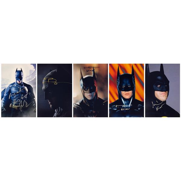 Batman Christian Bale George Clooney Photo Set of 5