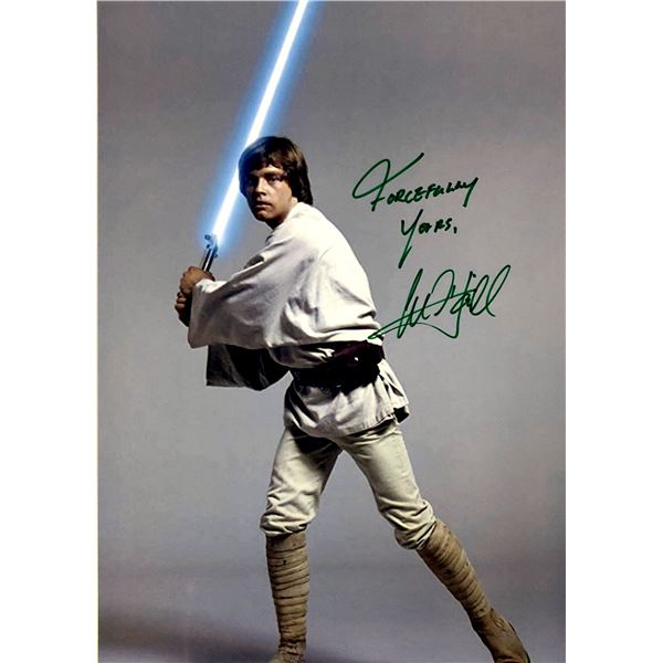 Autograph Signed Star Wars Mark Hamill Photo