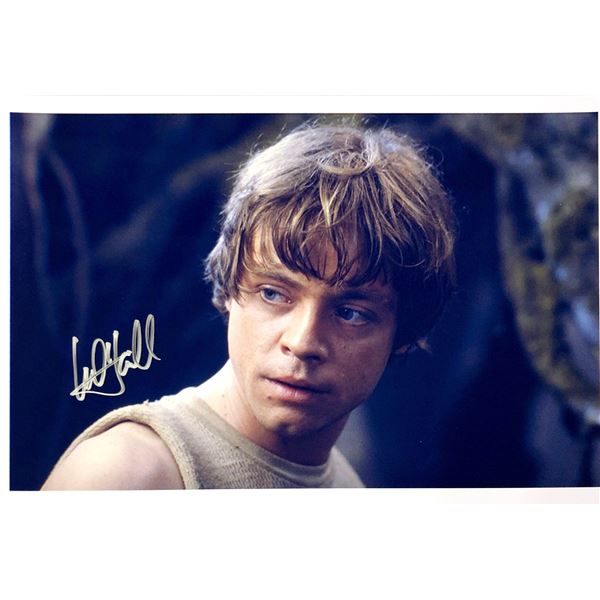 Autograph Signed Star Wars Mark Hamill Photo