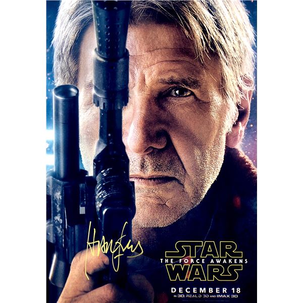 Autograph Signed Star Wars Harrison Ford Photo