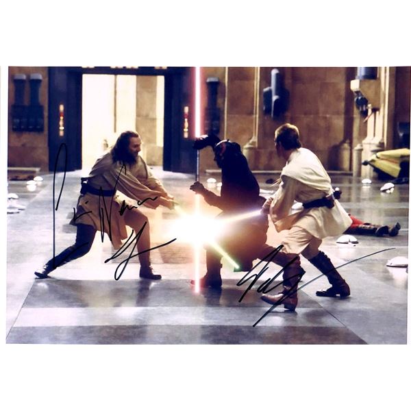 Autograph Signed Star Wars Ewan McGregor Photo