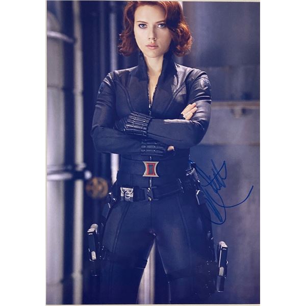 Scarlett Johansson Black Widow Photo Autograph Signed