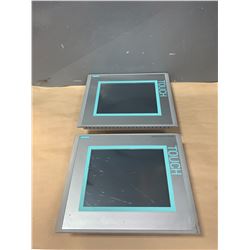 (2) - SIEMENS 6AV6 643-0CD01-1AX1 MP 277 10" TOUCH SCREENS