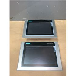 (2) - SIEMENS 6AV2 124-0JC01-0AX0 TP900 TOUCH SCREENS