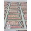 Image 4 : Canadian $2.00 1954 various signatures lot of 25