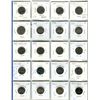 Image 1 : Sheet of Canadian 5 cent 5¢ lot of 20 various dates & grades