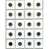 Image 2 : Sheet of Canadian 5 cent 5¢ lot of 20 various dates & grades