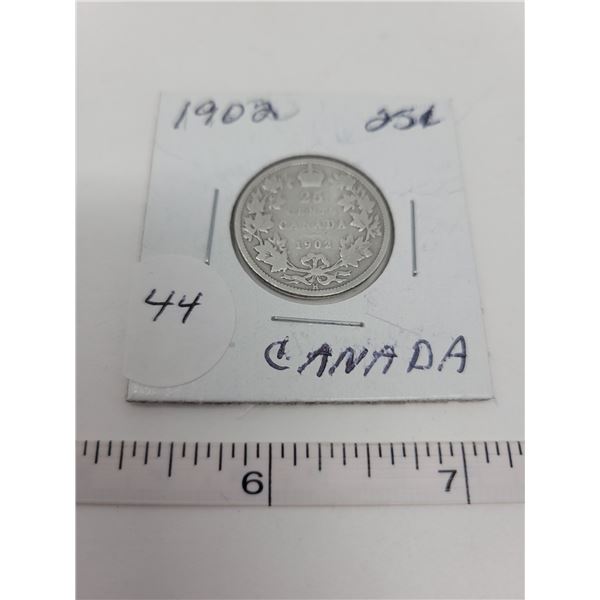 1902 Canada 25¢
