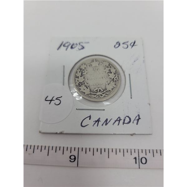 1905 Canada 25¢