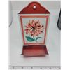 Image 4 : match box red white flower pattern excellent condition