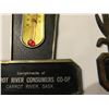 Image 2 : two advertising thermometers, OK Tire, Nipawin, Good Year, Volkswagen, Carrot River CO-OP