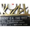 Image 3 : two advertising thermometers, OK Tire, Nipawin, Good Year, Volkswagen, Carrot River CO-OP