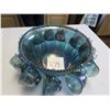 Image 1 : Blue carnival punch bowl set - 11 cups