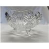 Image 3 : 10 X 5" footed pinwheel crystal bowl
