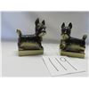 Image 3 : Scottie dog book ends, 5.75" high
