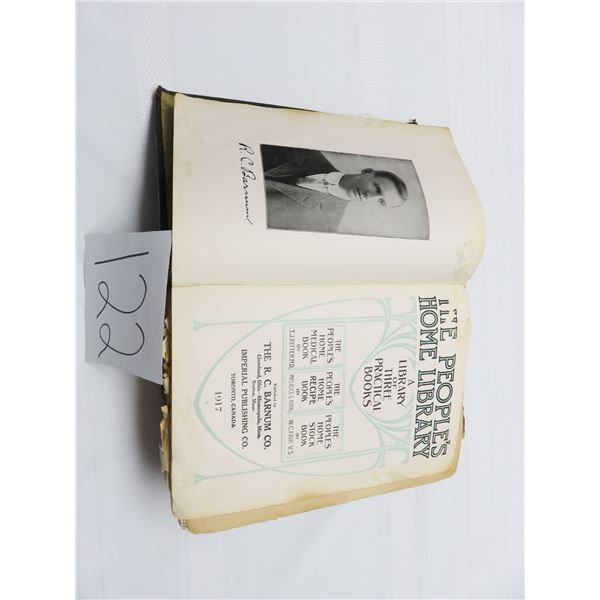 Peoples home library book 1917. Sometimes given as a wedding gift to teach young brides the art of b