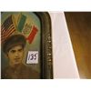 Image 2 : WWII Mexican American soldier picture in antique picture frame 12" X 18"