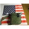 Image 1 : 2 X 2 American flag and US army canteen