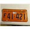 Image 2 : 1963 Saskatchewan license plate