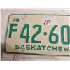 Image 2 : 1968 Saskatchewan license plate