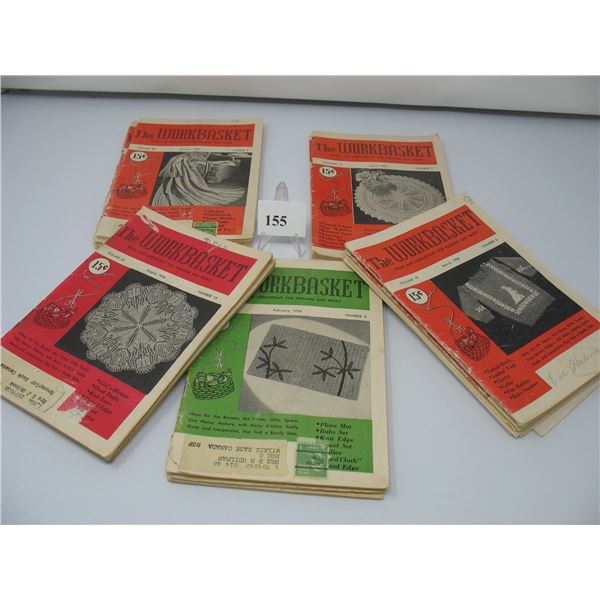 THE WORKBASKET - HOME & NEELECRAFT BOOKLETS - LOT of 17  (1940's to 1960's)