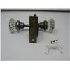 Image 2 : GLASS DOORKNOB & Brass Face Plates & Hardware