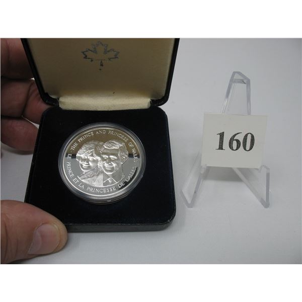 1983 CANADA PROOF SILVER COIN - PRINCE CHARLES & DIANA WEDDING