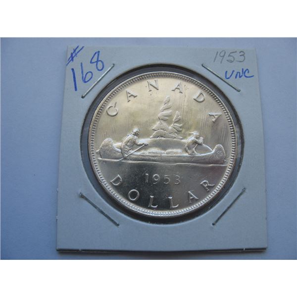 1953 CANADIAN SILVER DOLLAR