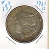 Image 1 : 1921 D  UNITED STATES MORGAN SILVER DOLLAR