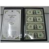 Image 2 : UNITED STATES $1.00 BILLS - UNCUT SHEET of 4 BILLS