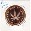 Image 1 : 1 OUNCE COPPER  .999 FINE - CANNABIS