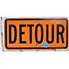 Image 1 : 12" X 24" "City Saskatoon" metal detour traffic sign