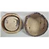 Image 2 : 2 vintage Birch Bark Baskets with lids