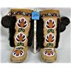 Image 1 : Size 9 Mukluks/fancy beaded with beaver fur