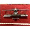 Image 3 : Metal Vintage Style Bi-Plane Toy