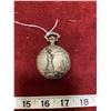 Image 1 : Pocket Watch- Hunter Case-Statue Of Liberty On Front