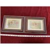 Image 1 : (2) Golfing Prints In Frames Plus Golf Tic Tac Toe Game M.I.B 7-1/2"X10"